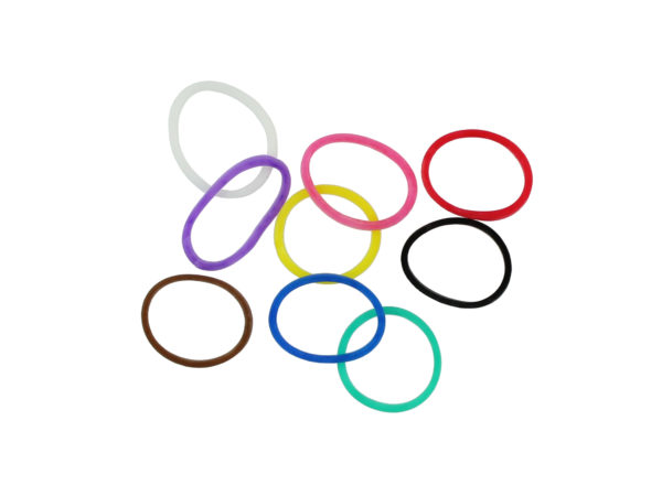 Image of Assorted Colors Rubber Hair Band