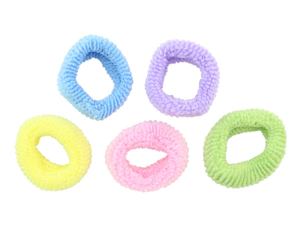 Image of Assorted Colors Small Terry Hair Band