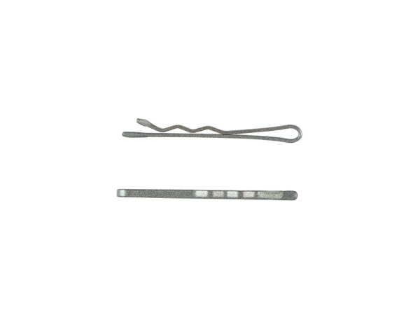 Image of Silver 1.5" Wave Bobby Pin