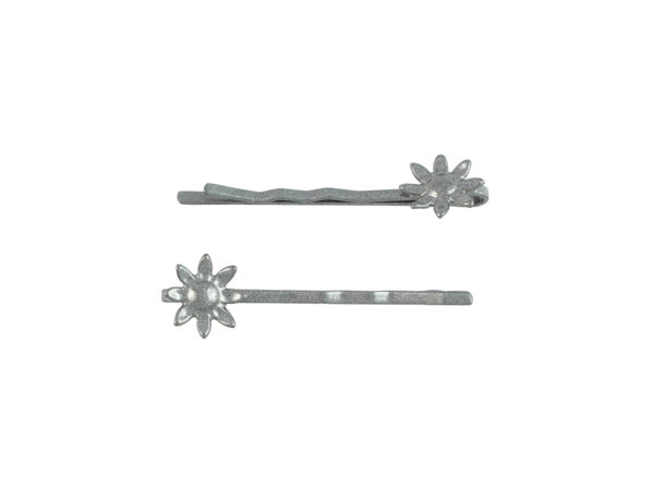 Image of Silver Sunflower Bobby Pin