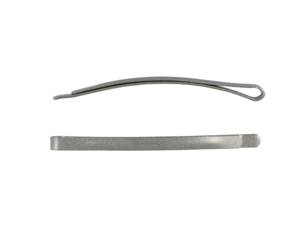 Image of Silver Wide Flat Bobby Pin