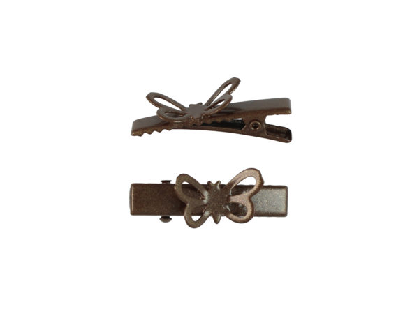 Image of Brown Butterfly Lil Girl Pinch Clip