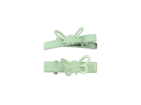 Image of Mint Green Butterfly Lil Girl Pinch Clip
