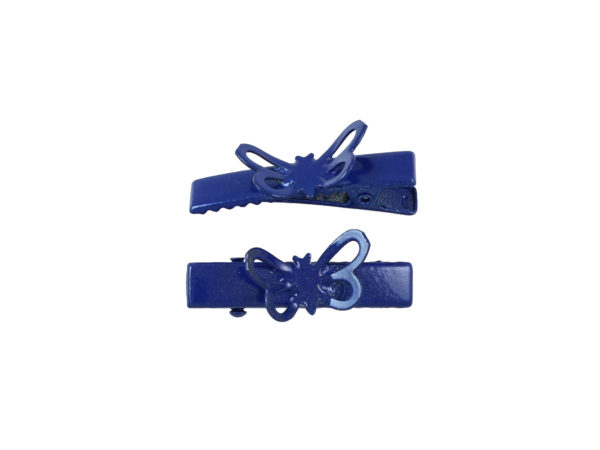 Image of Royal Blue Butterfly Lil Girl Pinch Clip