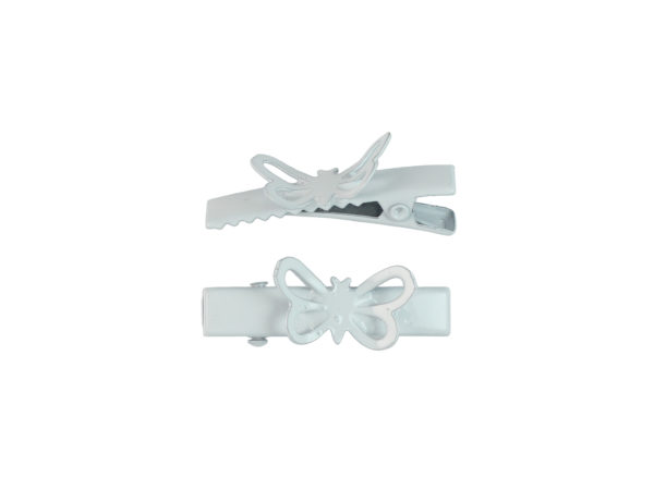 Image of White Butterfly Lil Girl Pinch Clip