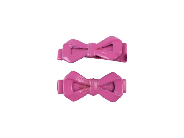 Image of Blossom Pink Bow Lil Girl Pinch Clip