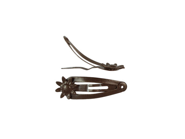 Image of Brown 1.25" Sunflower Snap Clip