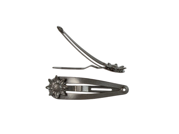 Image of Bronze 1.5" Sunflower Snap Clip