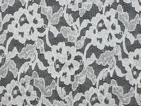 Image of White Large Pansy fabric