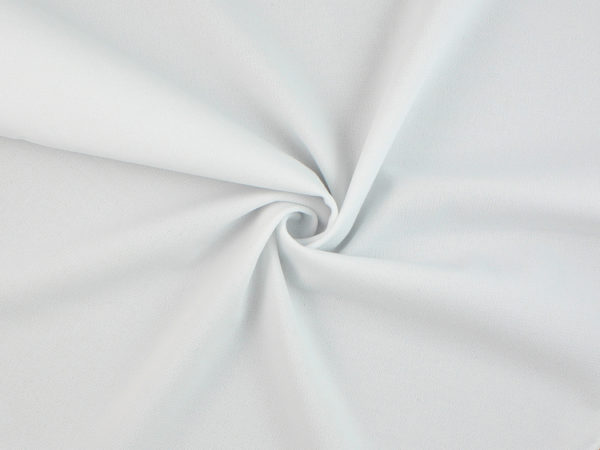 Image of White Matte Jersey fabric