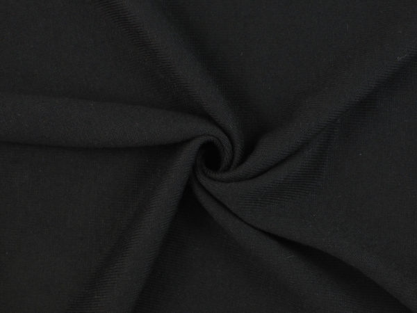 Image of Black Heather Knit fabric