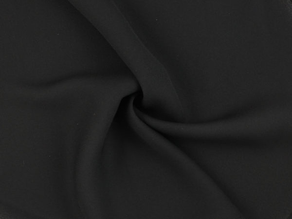Image of Black Heavy Georgette fabric