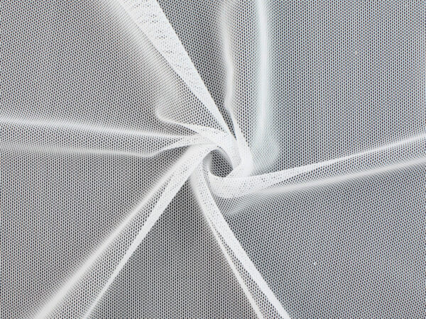 Image of White Light Mesh fabric