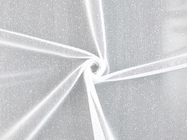 Image of White Enchanted Mesh fabric
